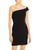 商品AQUA | One Shoulder Scuba Crêpe Dress - 100% Exclusive颜色Black