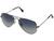 商品Ray-Ban | RB3025 Classic Aviator Sunglasses颜色Grey Blue/Gunmetal