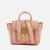 商品3.1 Phillip Lim | 3.1 Phillip Lim Pashli Nano Leather-Trimmed Velvet Shoulder Bag颜色Rose