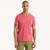 颜色: mineral red, Nautica | Mens Premium Cotton V-Neck T-Shirt