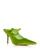 颜色: Green Silk, Jeffrey Campbell | Women's Tiyera High Heel Mary Jane Mules