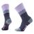 颜色: Ultra Violet / Smoke, SmartWool | Smartwool Everyday Popcorn Cable Crew Sock - Women's