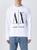 商品Armani Exchange | Armani Exchange sweatshirt for man颜色WHITE