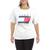商品Tommy Hilfiger | Tommy Hilfiger Sport Womens Plus Logo Knit T-Shirt颜色Heather Gray