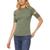 颜色: Agave Green, DKNY | DKNY Jeans Womens Cut-Out Crewneck T-Shirt