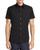 商品Theory | Sylvain Wealth Short Sleeve Slim Fit Button-Down Shirt颜色Black