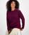 颜色: Deep Cranberry, Style & Co | Women's Button-Trim Cable-Knit Sweater, Macy's Exclusive