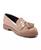 颜色: Medium Natural Patent, Rockport | Women's Kiara Slip-On Almond Toe Casual Loafers