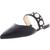 color Black 001, Nine West | Nine West Womens Logo Slip-On Mules