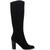 商品Style & Co | Style & Co. Womens Addyy Faux Suede Wide Calf Knee-High Boots颜色Black Micro