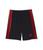 Adidas | Classic Mesh 3-Stripes Shorts (Toddler/Little Kids), 颜色Black/Red