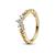 color Gold/Silver, PANDORA | Regal Swirl Tiara Ring
