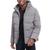 商品Michael Kors | Men's Quilted Hooded Puffer Jacket颜色Gun Metal