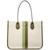 color Olive Multi, Michael Kors | Heidi Extra Large Stripe Canvas Tote Bag