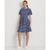 color Soft Sapphire/pale Cream, Ralph Lauren | Striped Tie-Front Jersey Dress