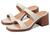 Madewell | The Saige Double-Strap Sandal in Leather, 颜色Pale Oyster