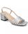 颜色: Silver, Journee Collection | Women's Shayana Slingback Block Heel Sandals