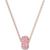 color Pink, Swarovski | Gold-Tone Crystal Ring 15" Pendant Necklace