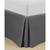商品第3个颜色Gray, Swift Home | Home Basic Easy Fit Microfiber Pleated 14" Cal King Bedskirt