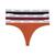 Calvin Klein | Carousel Cotton 3-Pack Thong Underwear QD3587, 颜色Hvt Ginger Brea