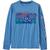 颜色: Fitz Roy Homepeaks: Blue Bird, Patagonia | Regenerative Graphic Long-Sleeve T-Shirt - Kids'