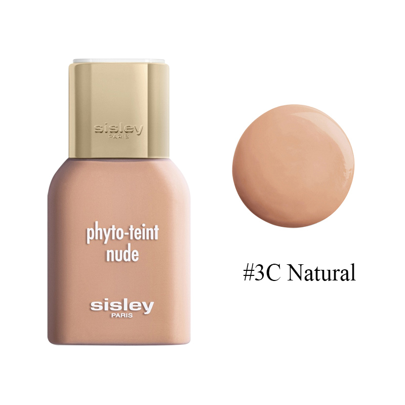 颜色: #3C Natural, Sisley | Sisley希思黎裸光精粹水感粉底液30ml 裸感无�暇养肤