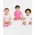 NIKE | Baby Boys or Baby Girls Mini Me Essential Bodysuits, Pack of 3, 颜色Pink Foam