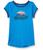 商品Carhartt | Girls' Short Sleeve Ringer Tee T-Shirt颜色Carhartt Sunrise (French Blue)