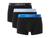 颜色: Black/Blue/Dark Grey, Lacoste | Cotton Stretch Essentials Trunks 3-pack