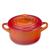 颜色: Flame, Le Creuset | 8 oz. Stoneware Mini Round Cocotte