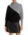 商品Tahari | Color Block Dolman Sleeve Sweater颜色Black/ Dove