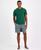 颜色: Green, Club Room | Men's Solid T-Shirt & Woven Plaid Boxer Set, Created for Macys