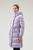 商品Woolrich | Aliquippa Silky Long Down Jacket with a Drawstring Waist颜色Lilac Down
