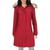 color Red, Vince Camuto | Vince Camuto Womens Warm Midi Down Coat