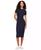 颜色: Dark Night Navy, Tommy Jeans | Women's Ribbed Bodycon Midi Dress