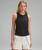 Lululemon | Asymmetrical Ribbed Cotton Tank Top, 颜色Black