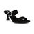 Anne Klein | Women's Josie Square Toe Dress Sandals, 颜色Black Suede