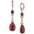 商品Givenchy | Crystal Pear Double Drop Earrings颜色Red