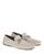 color White, Salvatore Ferragamo | Men's Slip On Driver Moccasins