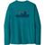 Patagonia | Capilene Cool Daily Graphic Long-Sleeve Shirt - Men's, 颜色73 Skyline/Belay Blue X-Dye