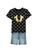 True Religion | Little Boy’s 2-Piece Metallic Logo Tee & Denim Shorts Set, 颜色BLACK