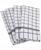 颜色: Grey, Design Imports | Solid Windowpane Terry Dishtowel, Set of 4