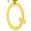 颜色: Gold-Q, ADORNIA | Crystal & Paper Clip Chain Initial Bracelet