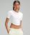 Lululemon | Hold Tight Cropped T-Shirt, 颜色White