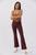 color Light Brown, Urban Outfitters | UO Aliya Low-Rise  Ponte Pant