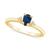 颜色: Sapphire/Gold, Macy's | Emerald (3/8 ct. t.w.) & Diamond Accent Pear Ring in 14k Gold (Also in Sapphire, & Pink Sapphire)