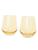 商品第2个颜色YELLOW, Estelle Colored Glass | Tinted Stemless Wine Glasses 2-Piece Set