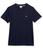 Lacoste | Short Sleeve Crew Neck Classic Cotton T-Shirt (Big Kids), 颜色Navy Blue