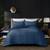 颜色: Blue, Grace Living | Grace Living Meagan Velvet Comforter Set With Pillow Sham QUEEN