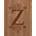 颜色: LETTER Z, Picnic Time | Monogram Artisan Acacia Wood Serving Plank